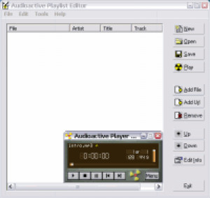 Audioactive Player - náhled