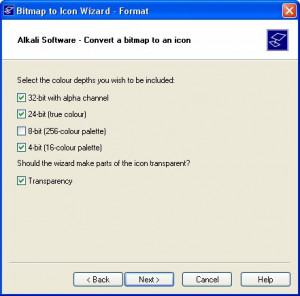 Bitmap to Icon Wizard - náhled