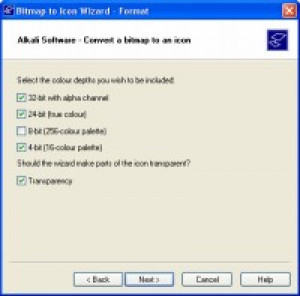 Bitmap to Icon Wizard - náhled