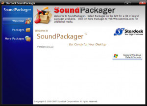 SoundPackager - náhled