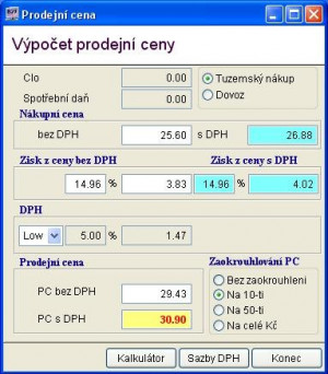 B23 prodejní cena - náhled