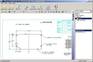 Advanced DWG Print - náhled