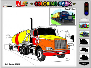 ColoringBook_TRUCKS - náhled