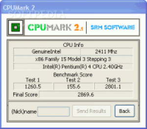 CPUMark - náhled