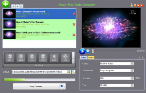 Green Free Video Converter - náhled