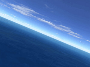 Flight over sea - náhled