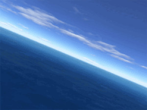 Flight over sea - náhled