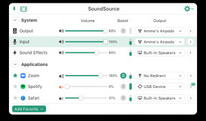 SoundSource - náhled