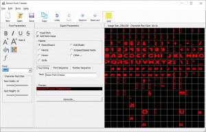 Doom Font Creator - náhled