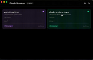 Agent Sessions - náhled