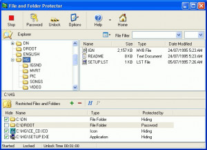 File & Folder Protector - náhled
