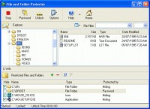 File & Folder Protector - náhled