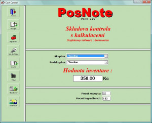 PosNote - náhled