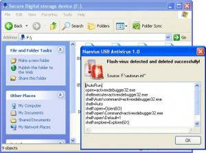 Naevius USB Antivirus - náhled