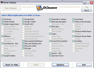 DCleaner - náhled