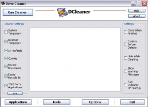 DCleaner - náhled