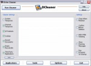 DCleaner - náhled