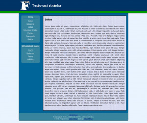 F CMS - náhled