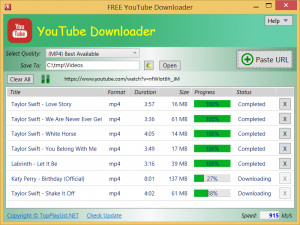 FREE YouTube Downloader - náhled