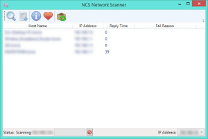 NCS Network Scanner  - náhled