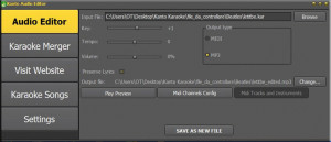 Kanto Editor - náhled