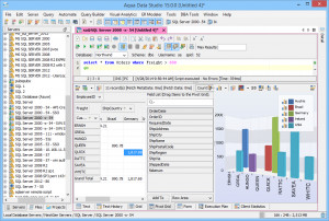 Aqua Data Studio - náhled