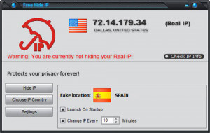 Free Hide IP - náhled