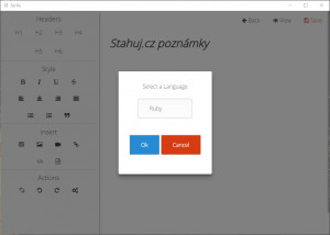 Skrifa - náhled