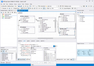 dbForge Query Builder for MySQL - náhled