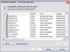 MindSoft Undelete - náhled