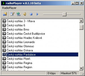 radioPlayer - náhled