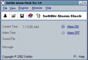Softdiv Alarm Clock Version - náhled