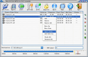 Allok AVI DivX MPEG to DVD Converter - náhled