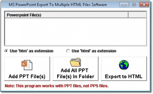 MS PowerPoint Export To HTML - náhled