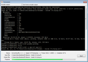 Pazera Free FLV to AVI Converter - náhled