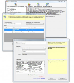 Email2Database - náhled