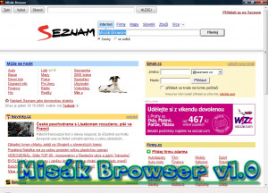 Misák-Browser - náhled
