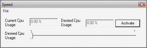 CPU Speed Adjuster - náhled