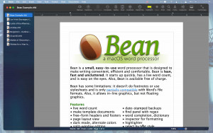 Bean - náhled