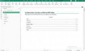 MiniTool PDF Editor - náhled