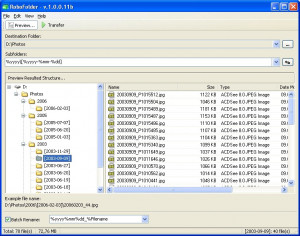 RoboFolder - náhled