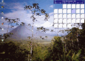 Simple Desktop Calendar - náhled