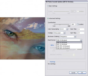 HD Photo Plug-in for Adobe Photoshop Software - náhled