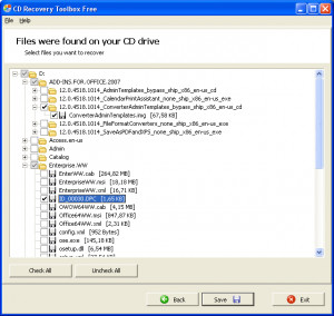 CD Recovery Toolbox - náhled