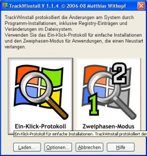 TrackWinstall - náhled