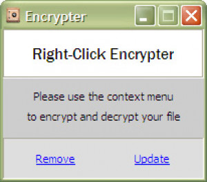 Right-Click Encrypter - náhled