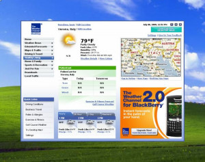 The Weather Channel Desktop - náhled