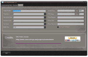 mini DownLoader - náhled