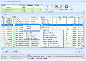 GSA Search Engine Ranker - náhled