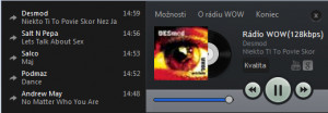 Rádio WOW Player - náhled